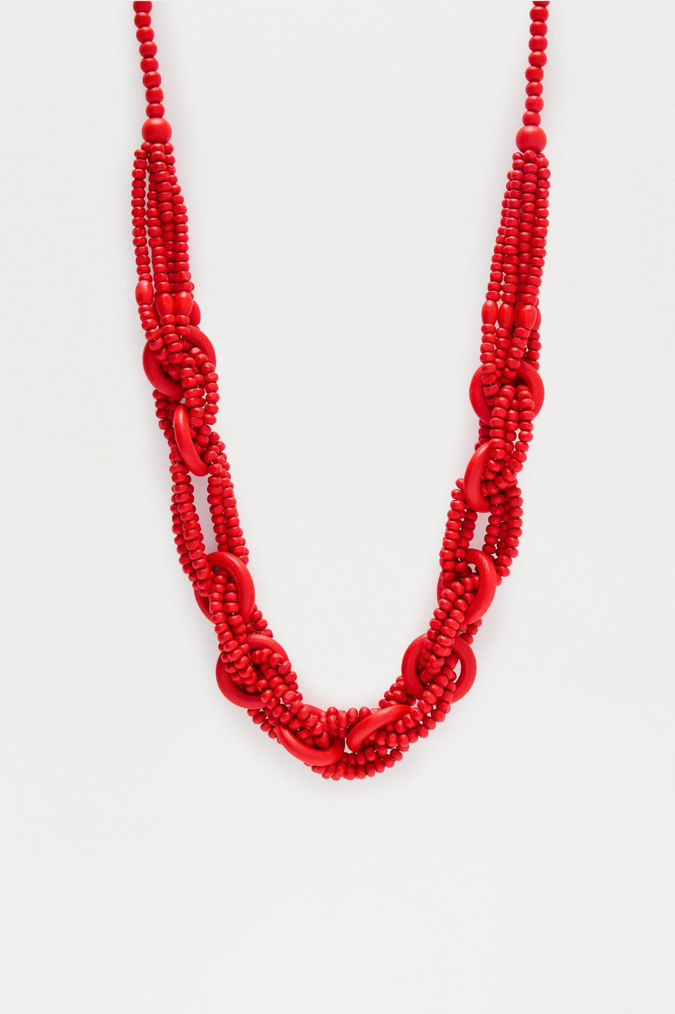 Hartford Layered Necklace - Red