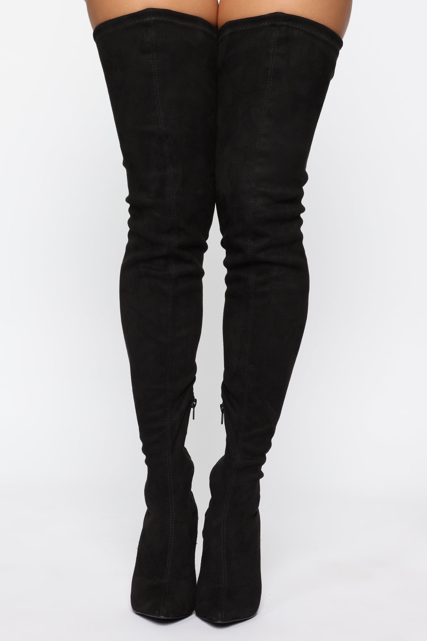 Vicky Over The Knee Boot - Black