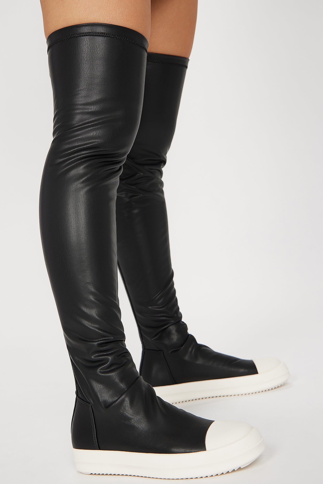 Senara Loren Over The Knee Boots - Black