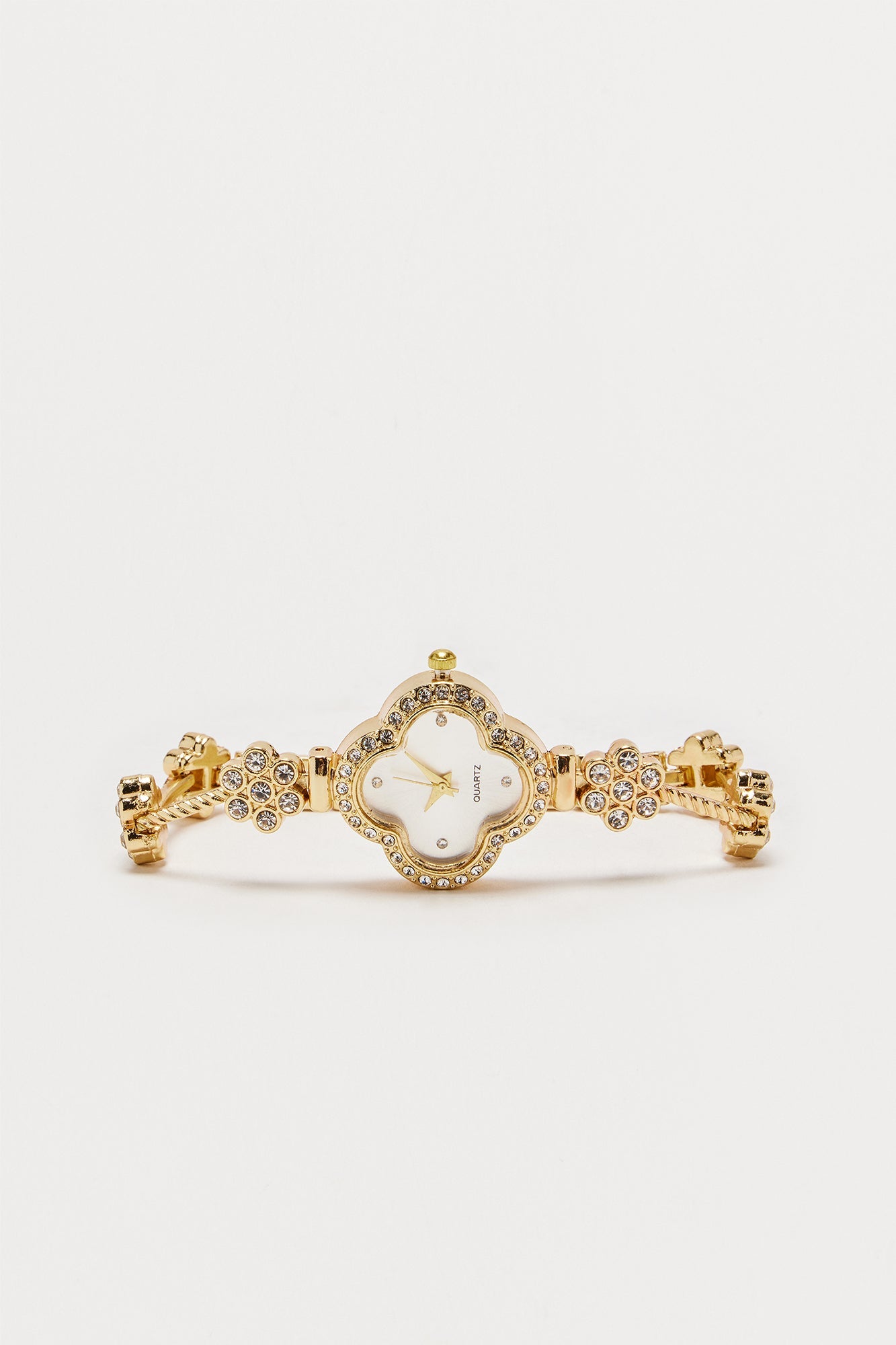 Senara Dainty Flora Watch - Gold
