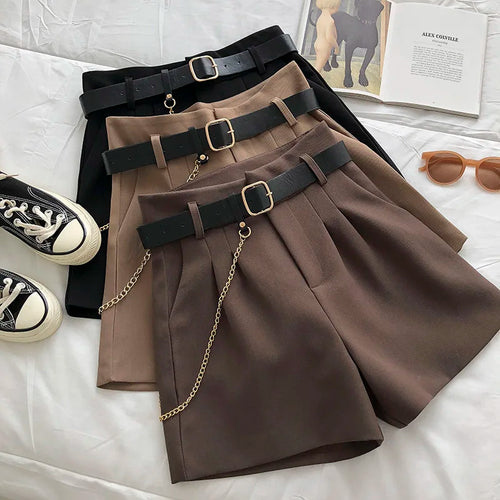 Senara Elegant Wool Shorts