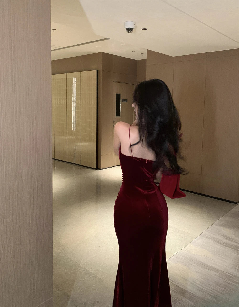 Senara Midnight Velvet Dress