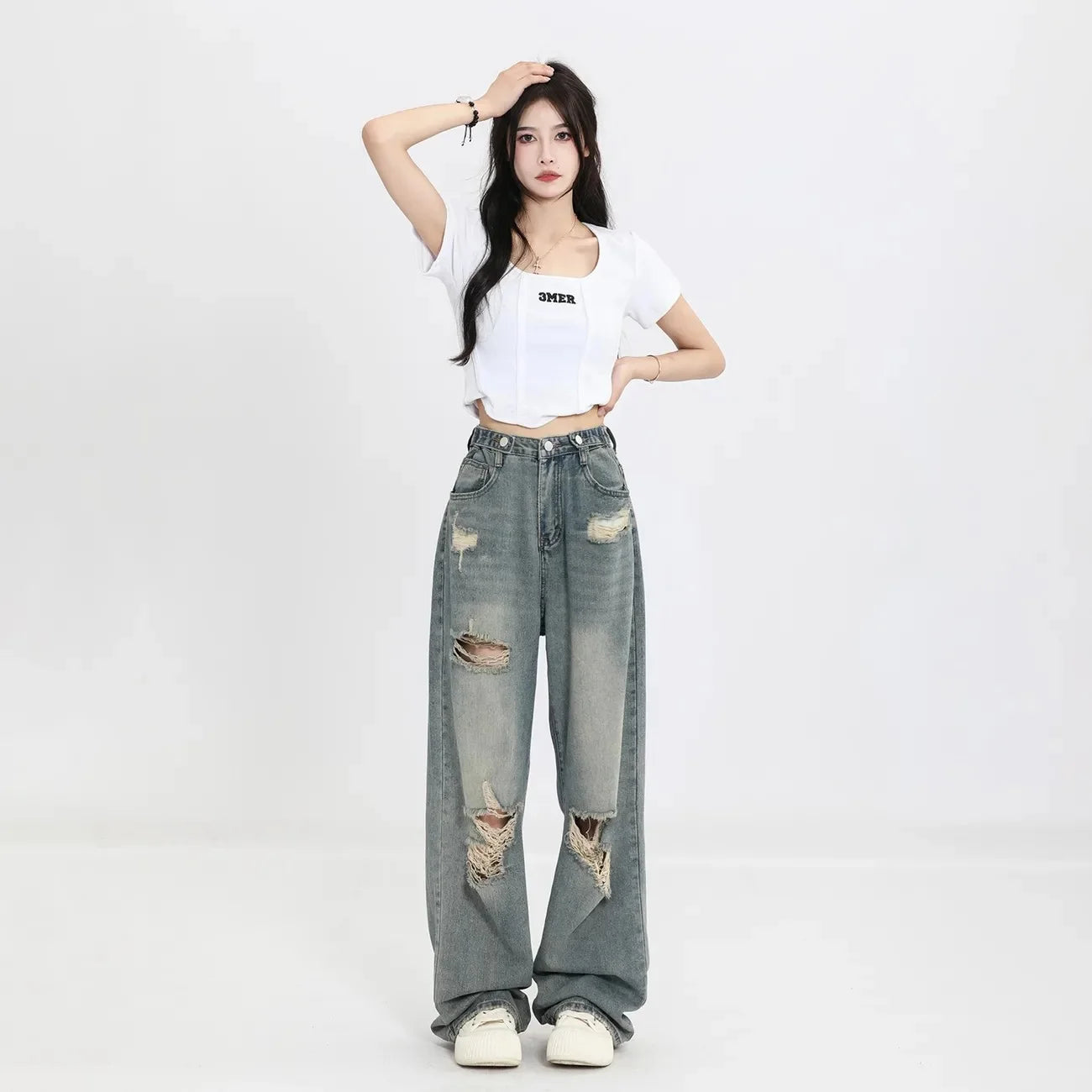 Senara Urban Cutout Denim