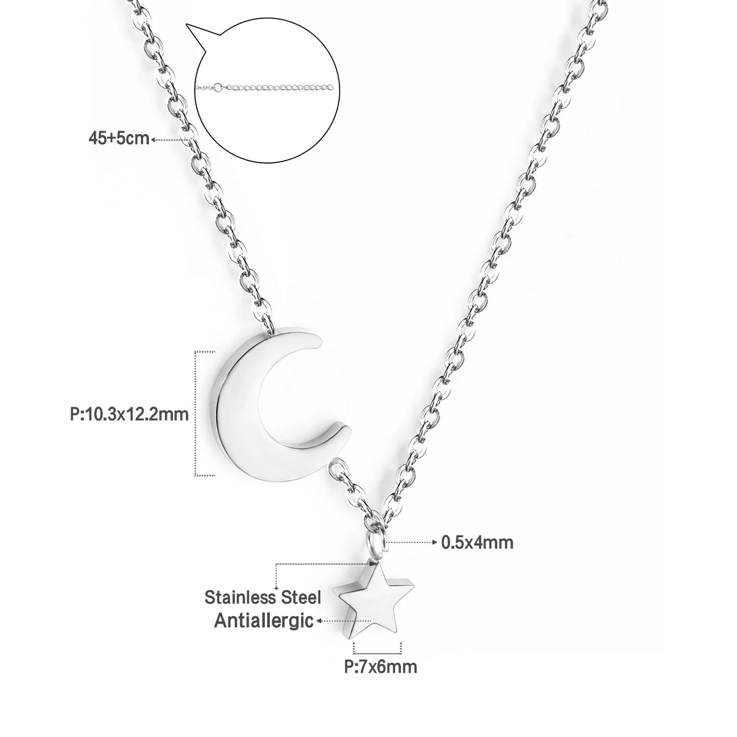 Senara Celeste Trio Necklace