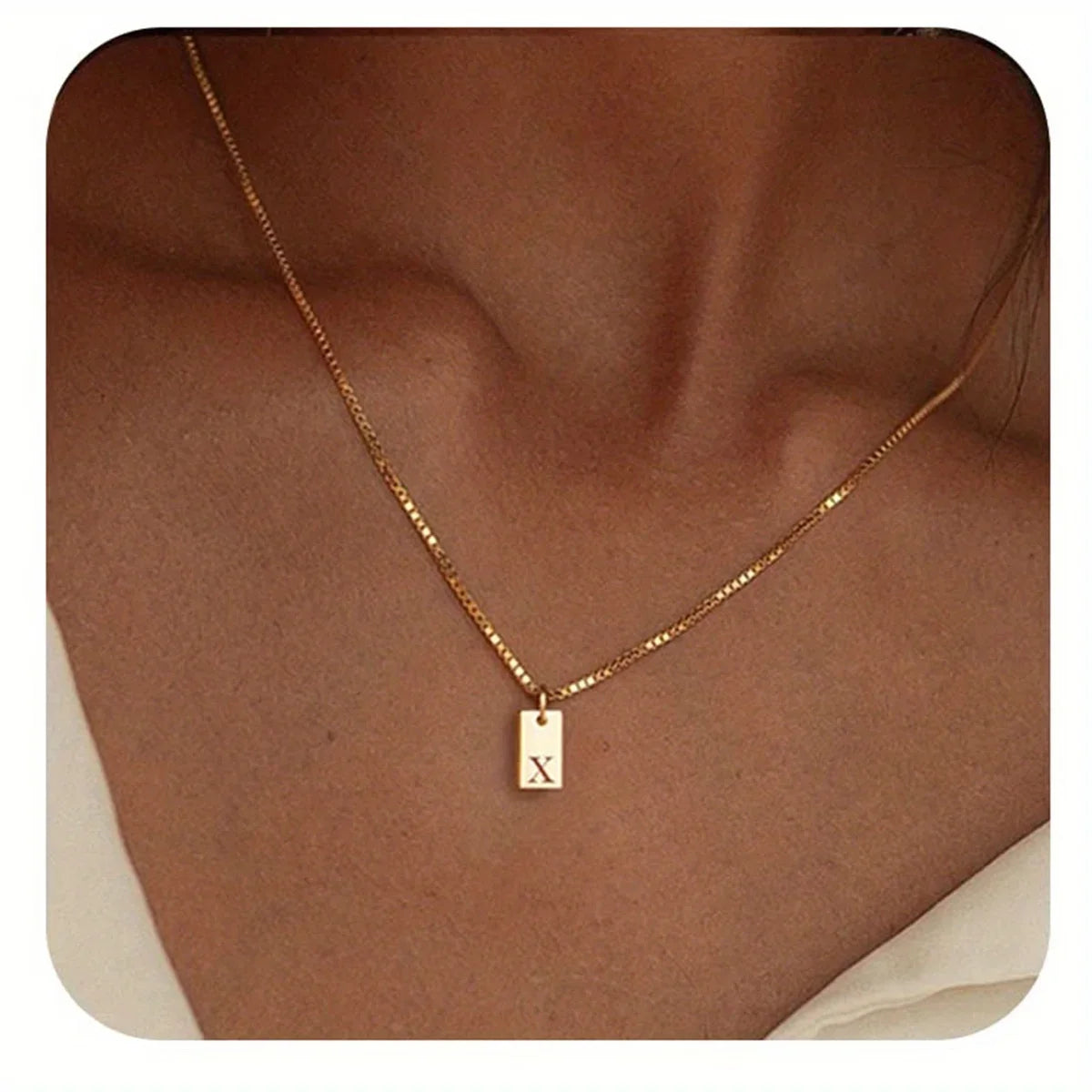 Senara Signature Initial Necklace