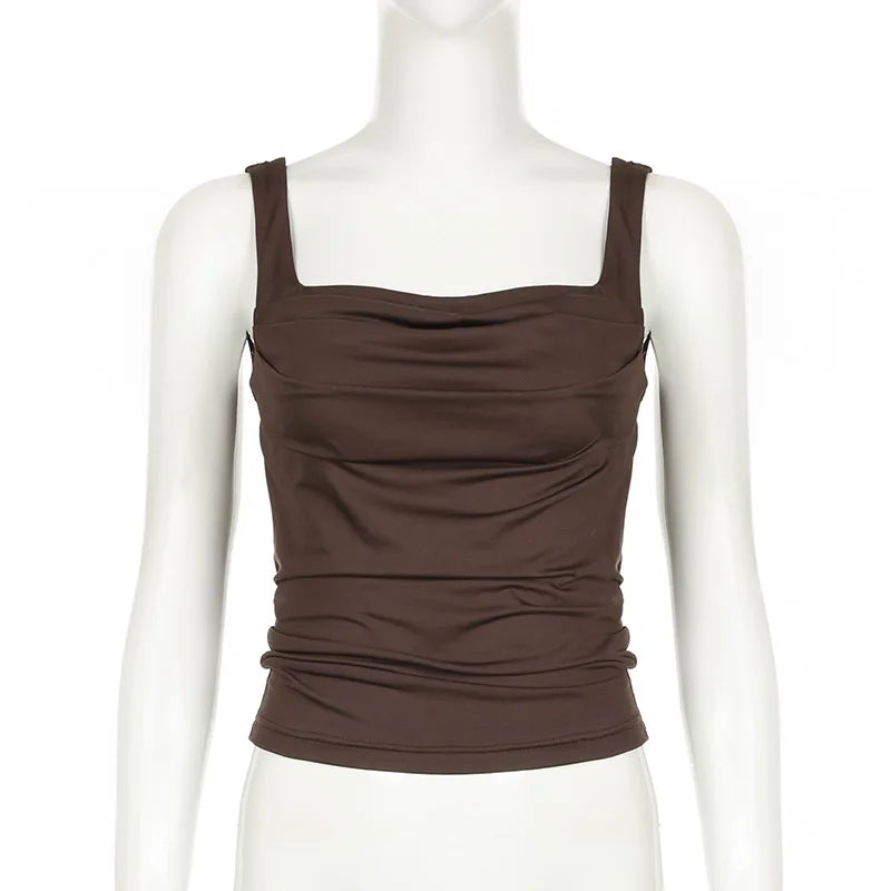 Senara Chic Street Fold Top