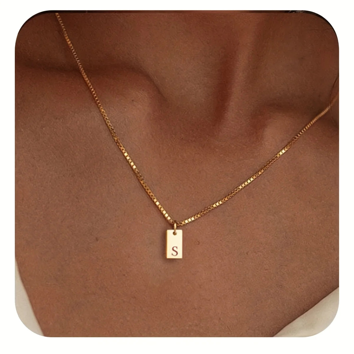 Senara Signature Initial Necklace
