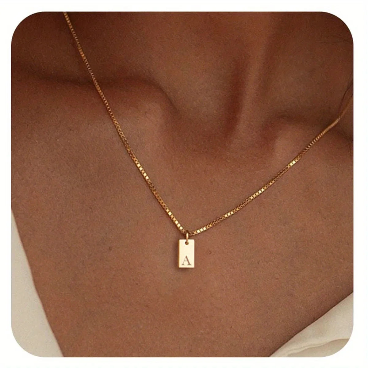 Senara Signature Initial Necklace