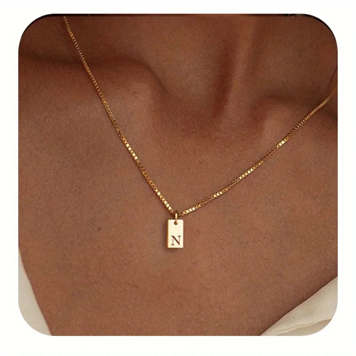 Senara Signature Initial Necklace