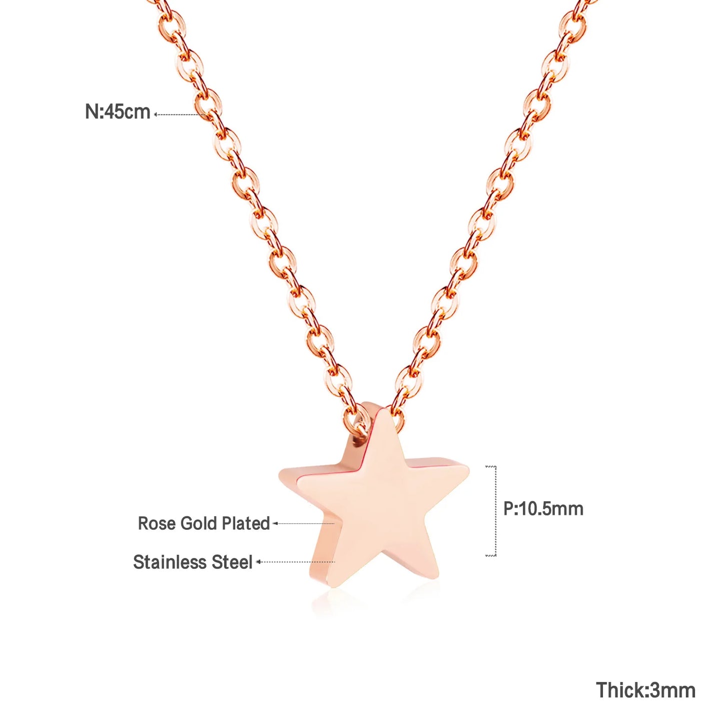 Senara Celeste Trio Necklace