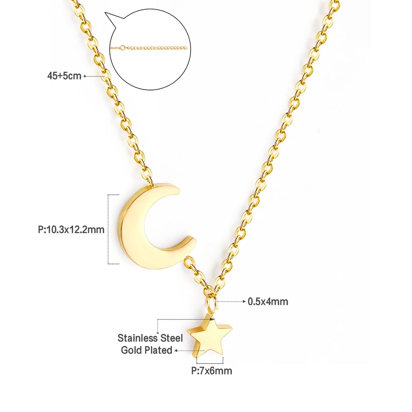 Senara Celeste Trio Necklace