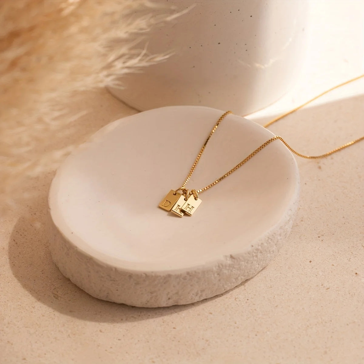 Senara Signature Initial Necklace