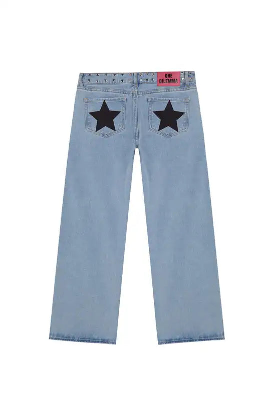 Senara Starlit Rivet Jeans