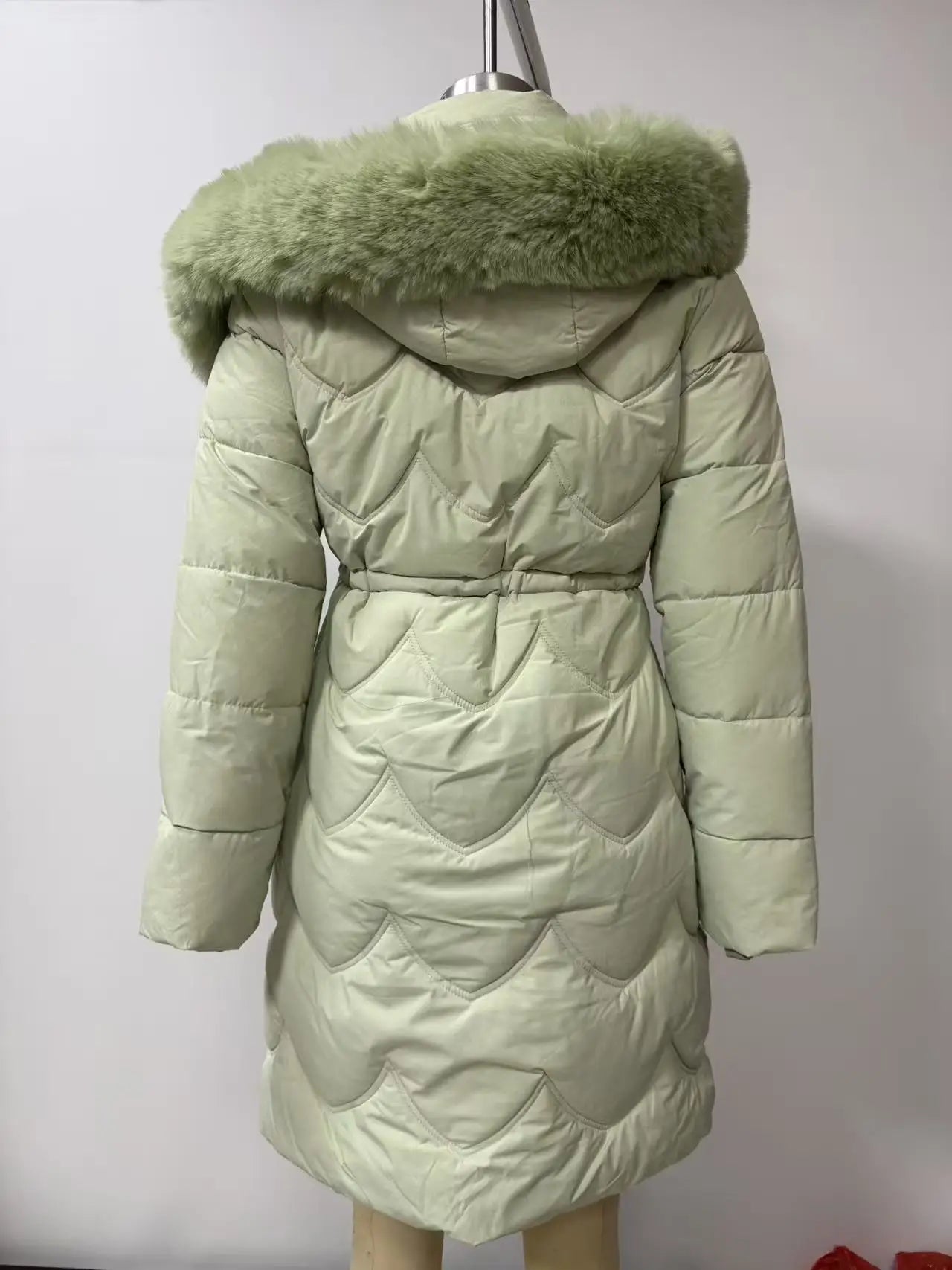 Senara Luxe Fur Collar Coat