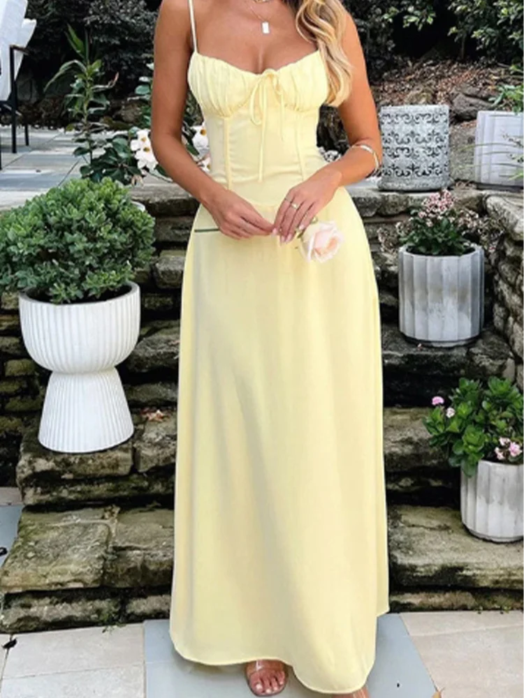Senara Elegant Tie Dress