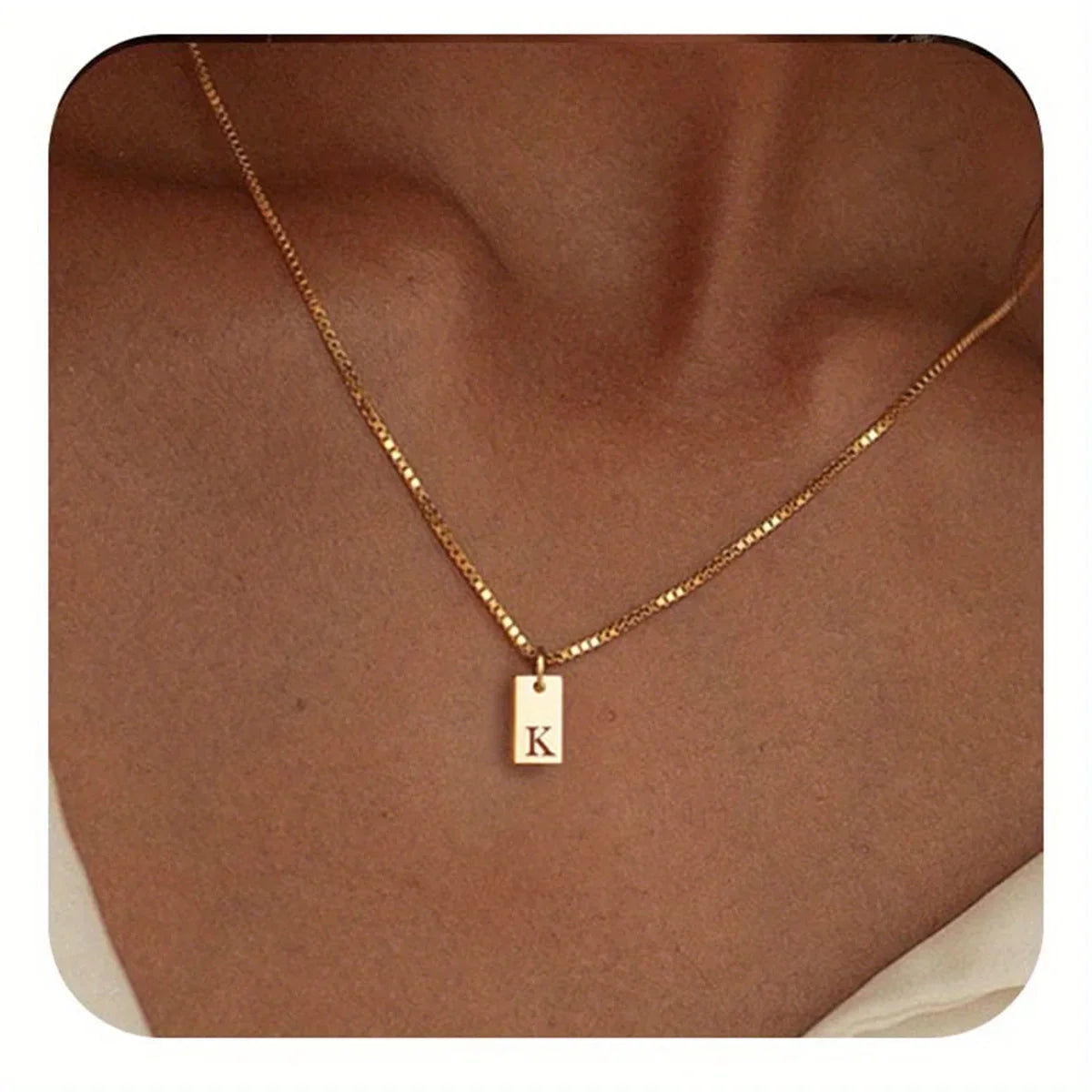 Senara Signature Initial Necklace