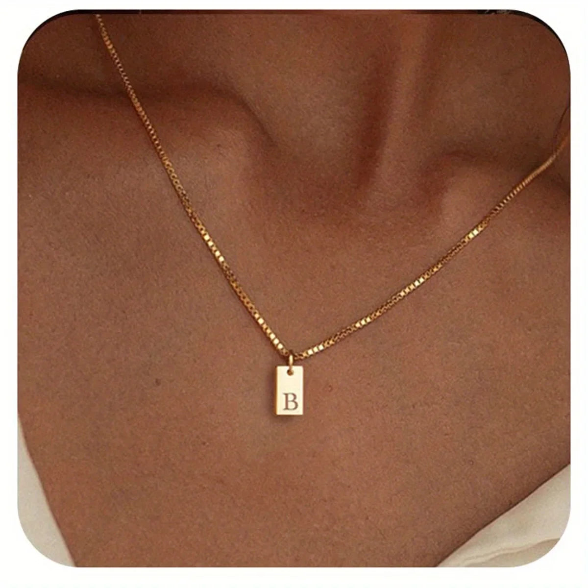 Senara Signature Initial Necklace