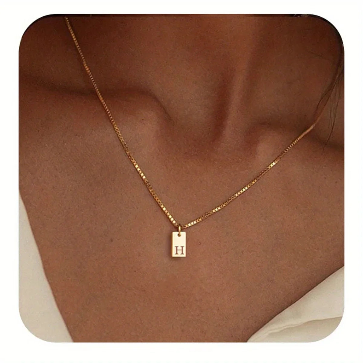 Senara Signature Initial Necklace