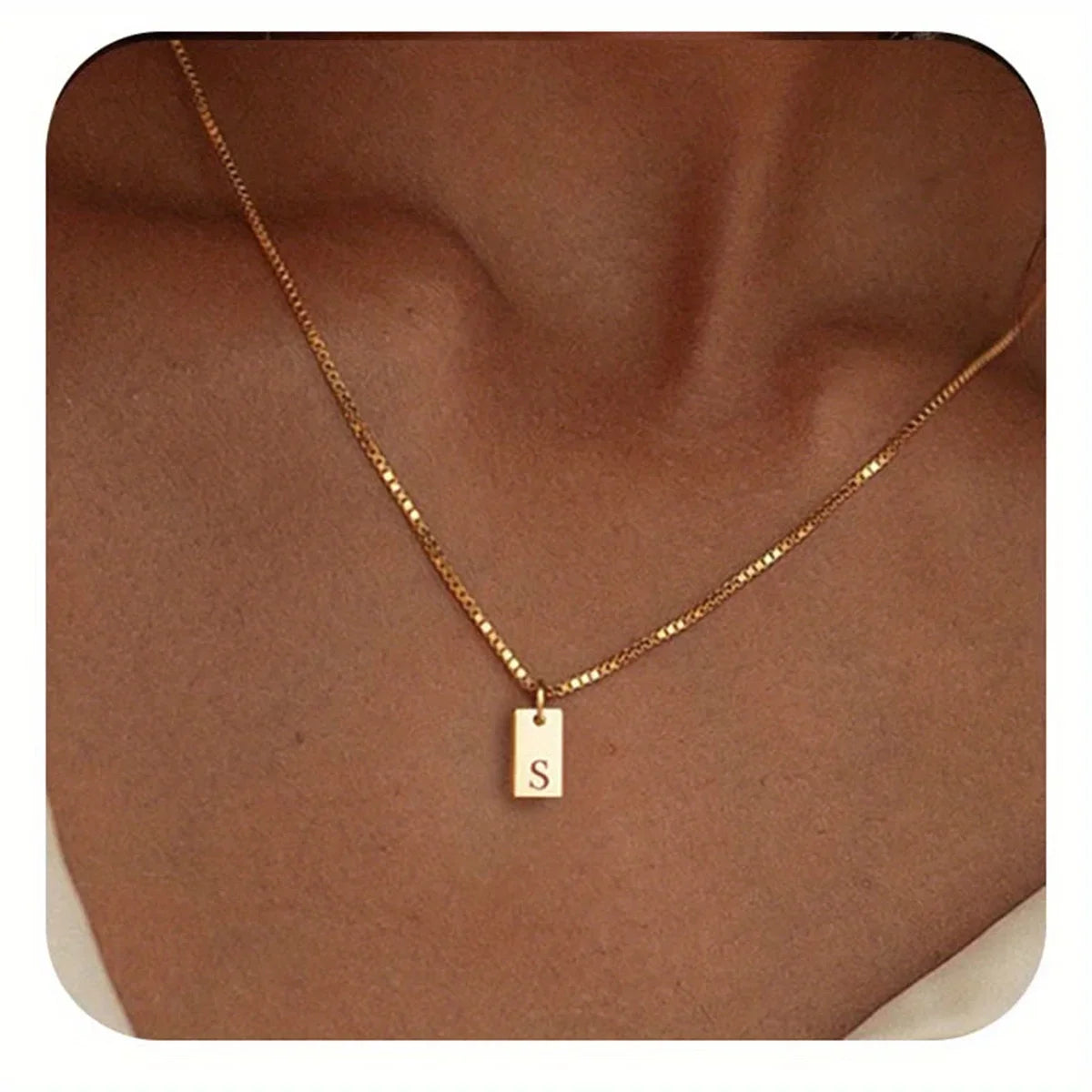Senara Signature Initial Necklace