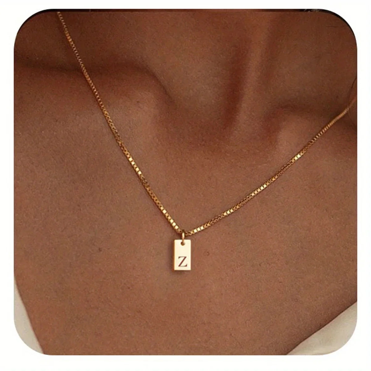 Senara Signature Initial Necklace