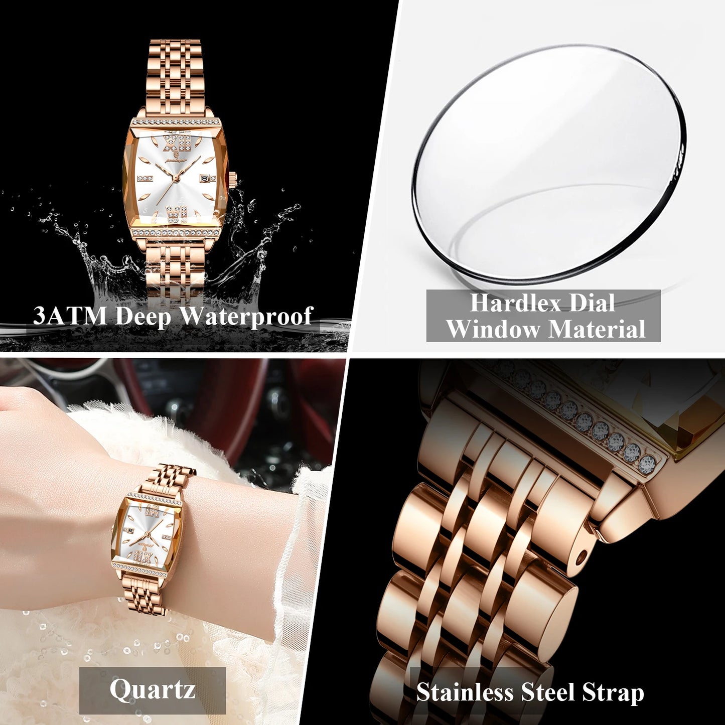 Senara Vogue Stainless Watch