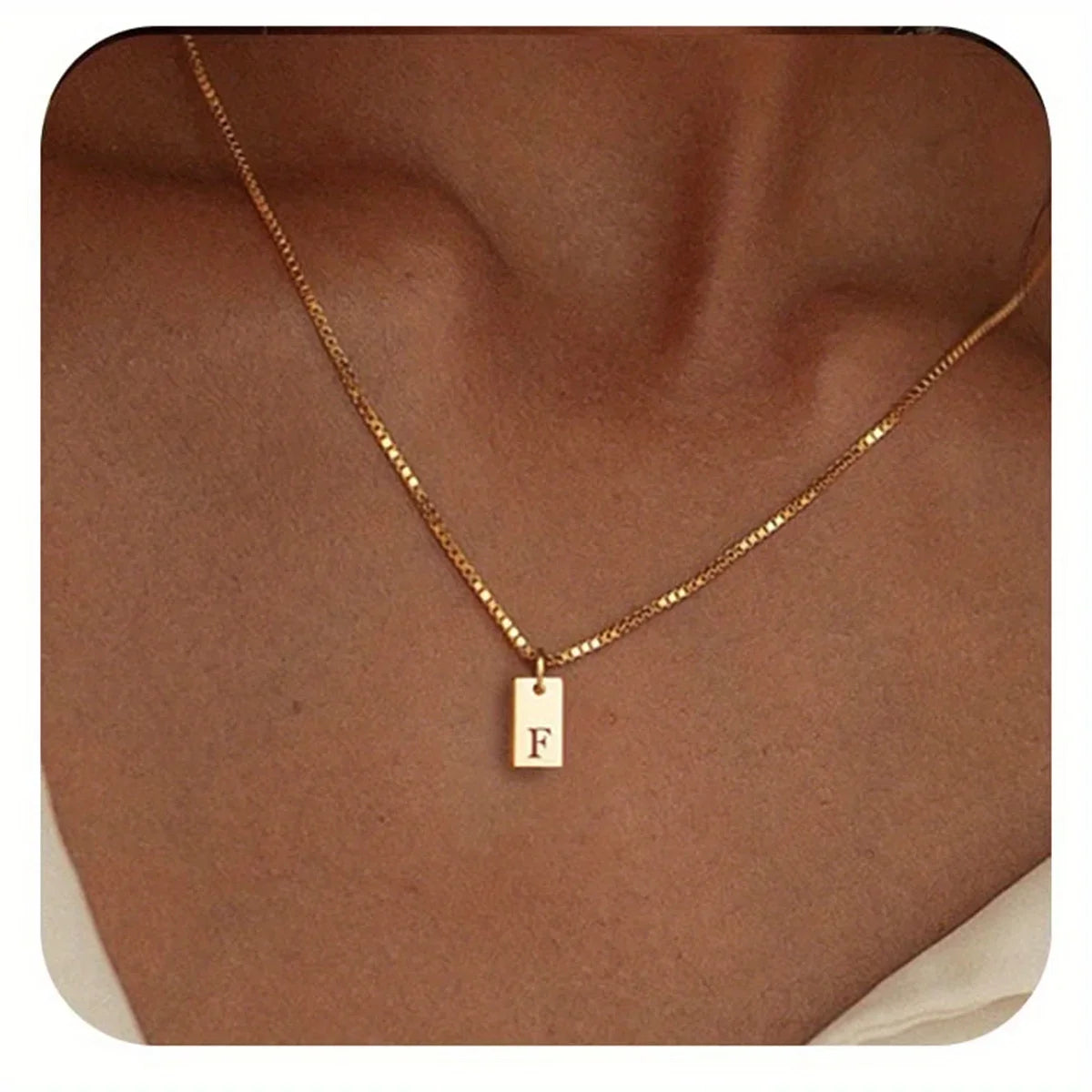 Senara Signature Initial Necklace