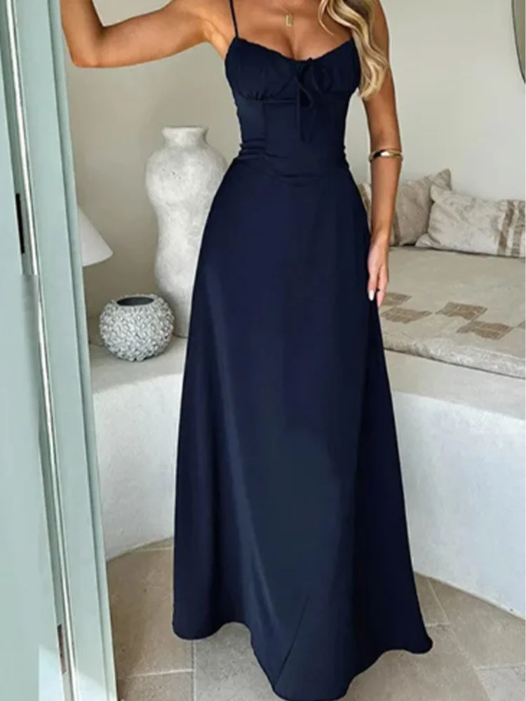 Senara Elegant Tie Dress