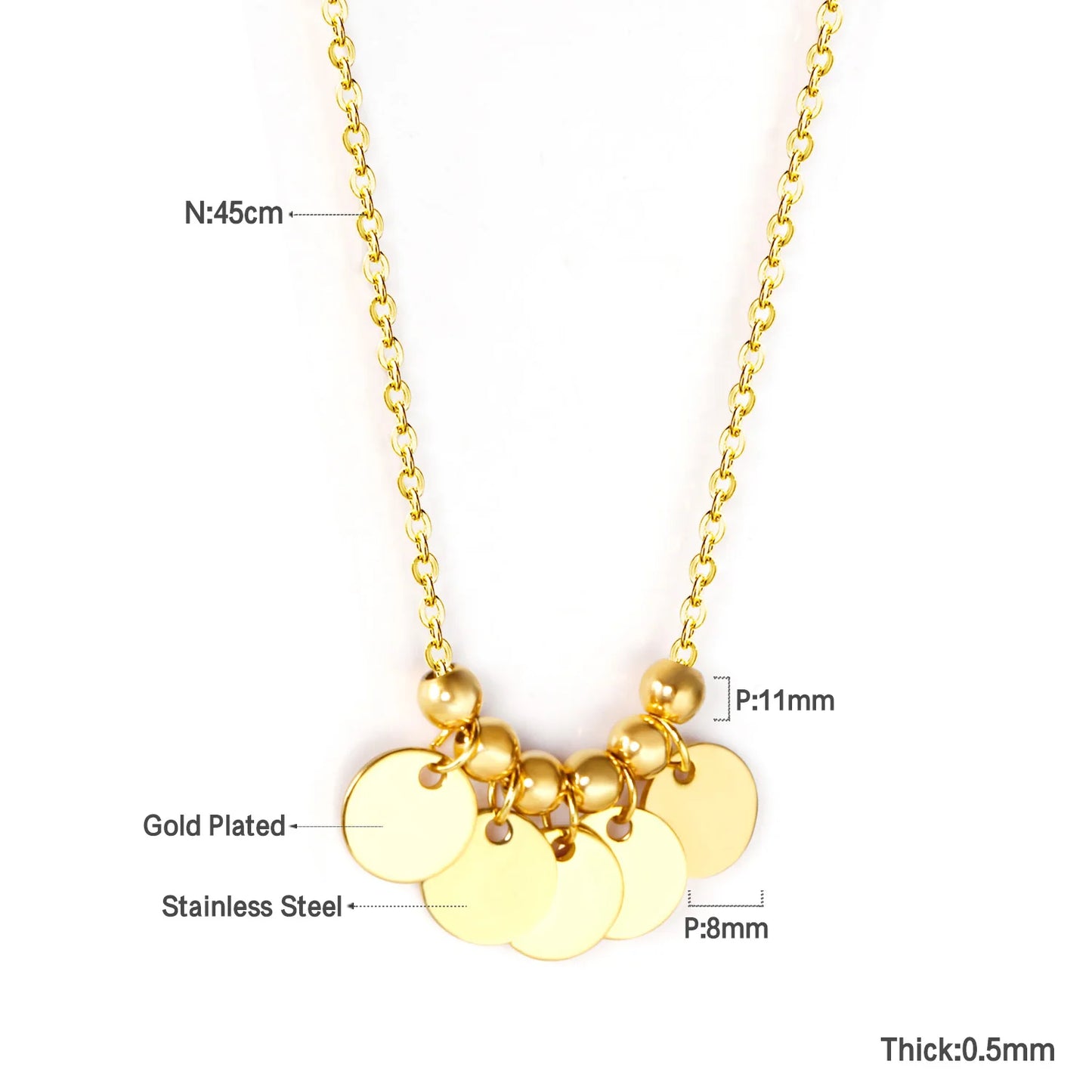 Senara Celeste Trio Necklace
