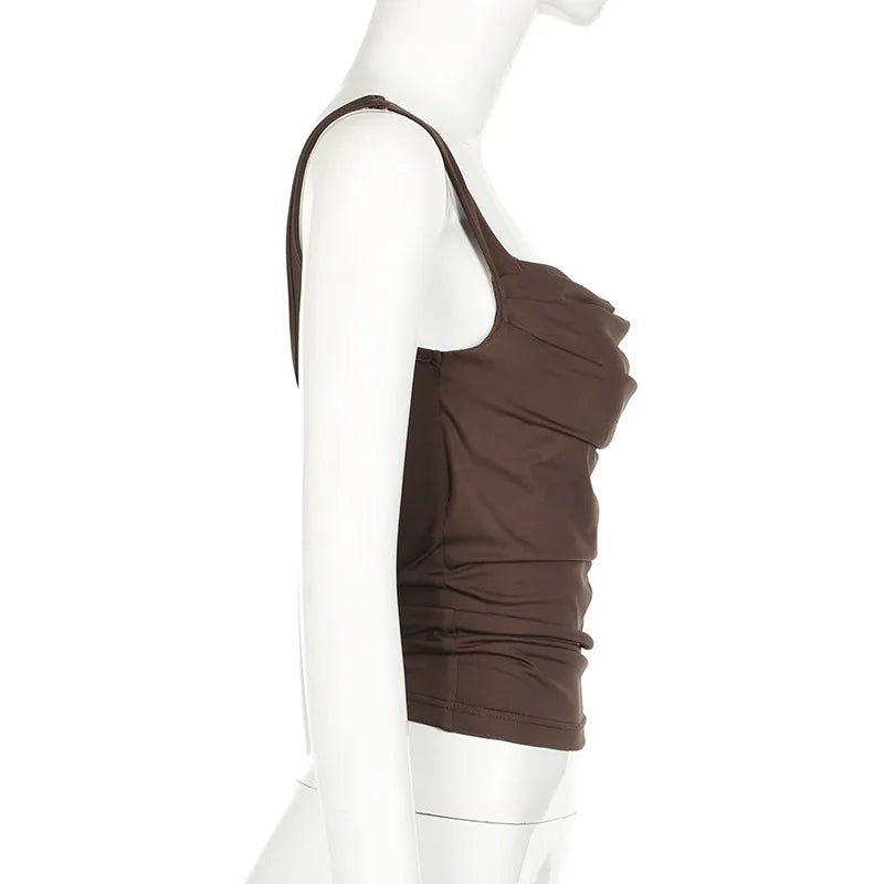 Senara Chic Street Fold Top