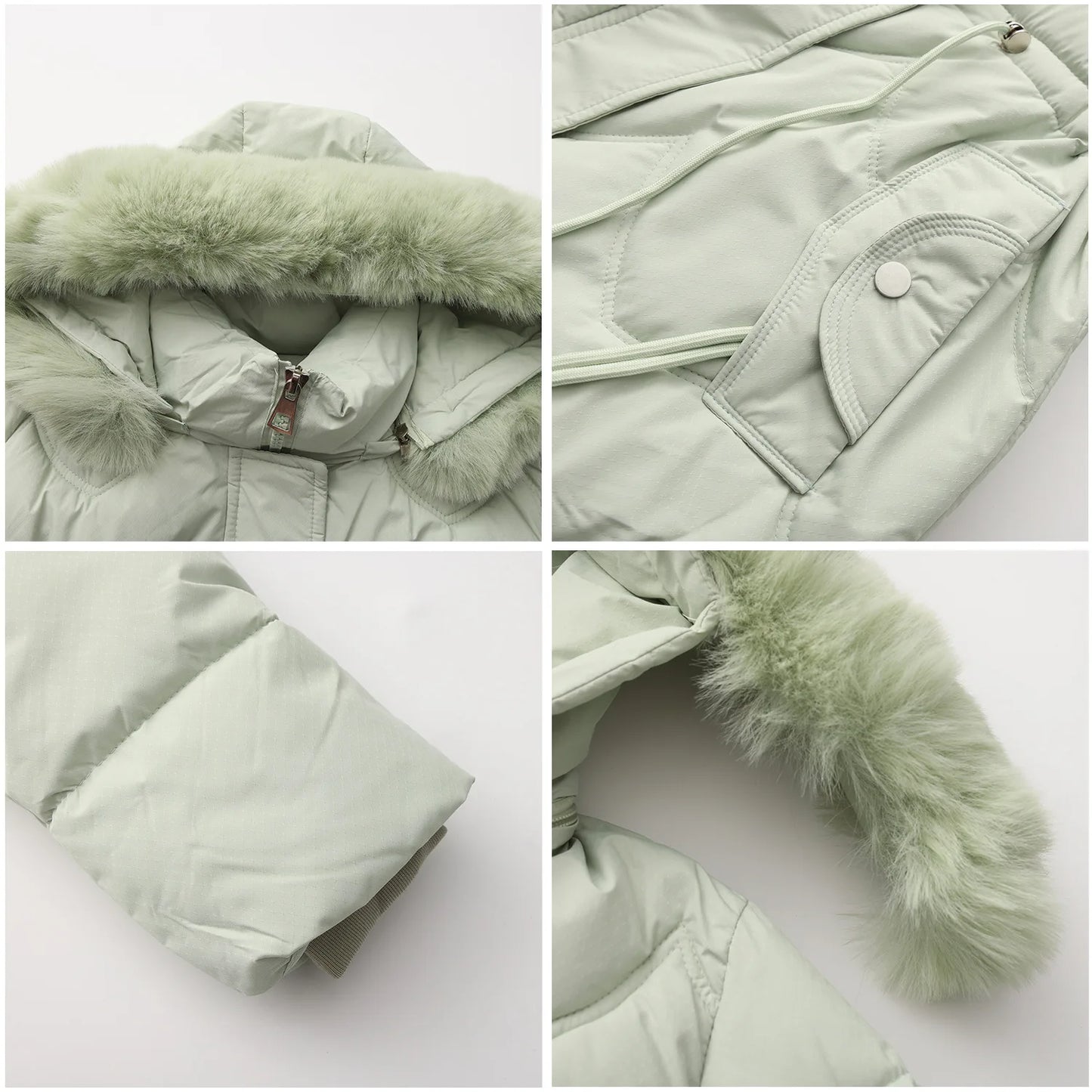 Senara Luxe Fur Collar Coat