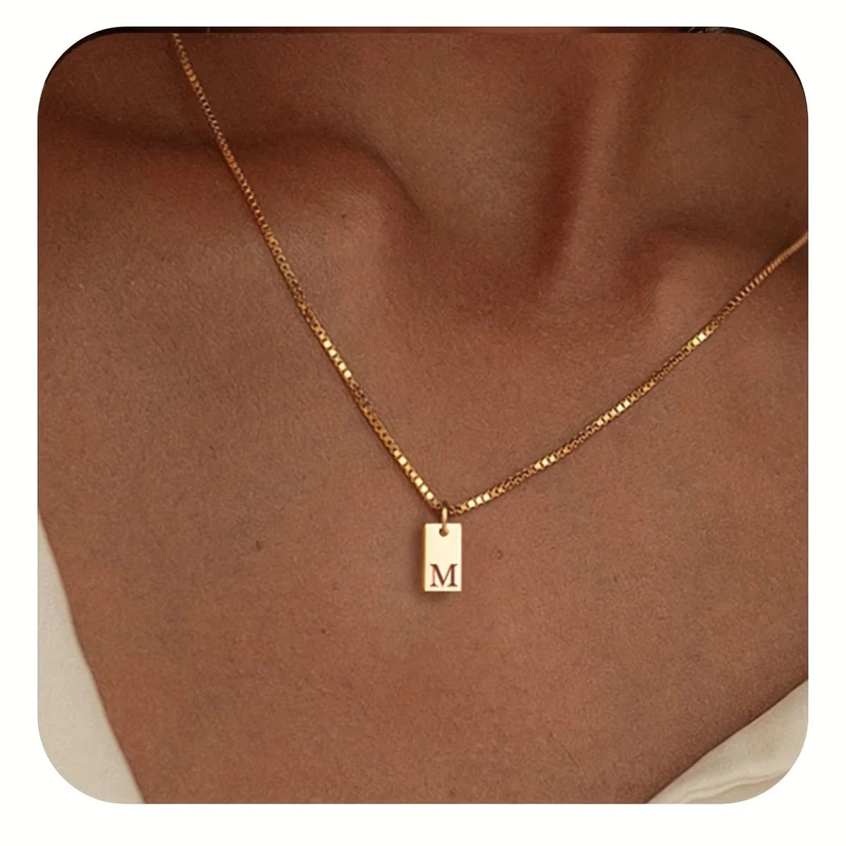 Senara Signature Initial Necklace