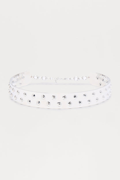 Left You On Read Choker - Silver