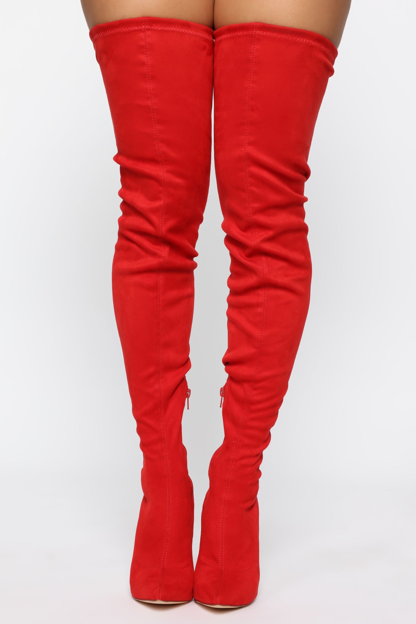 Vicky Over The Knee Boot - Red