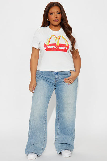 Senara McDonald's Baby Tee - White