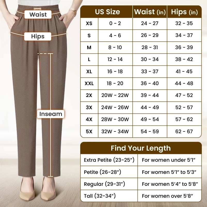 Senara SoftGlamor - Women's Ultra Soft Perfect Drape Pull-On Pants