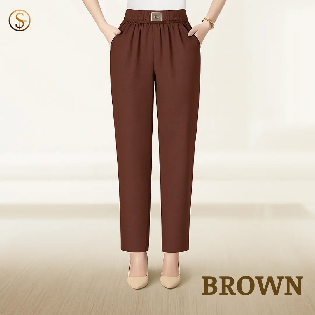 Senara SoftGlamor - Women's Ultra Soft Perfect Drape Pull-On Pants