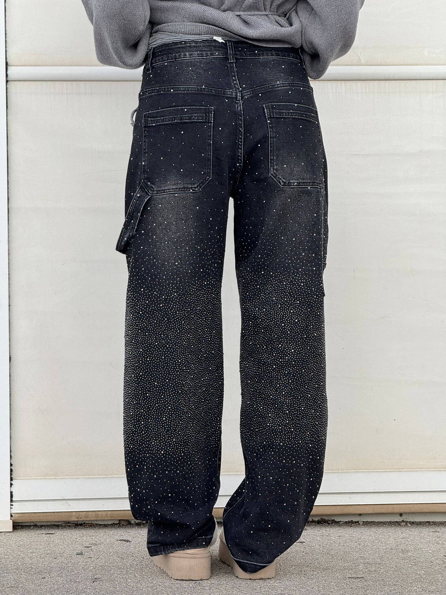 Senara Balloon Carpenter Shine Denim Jeans