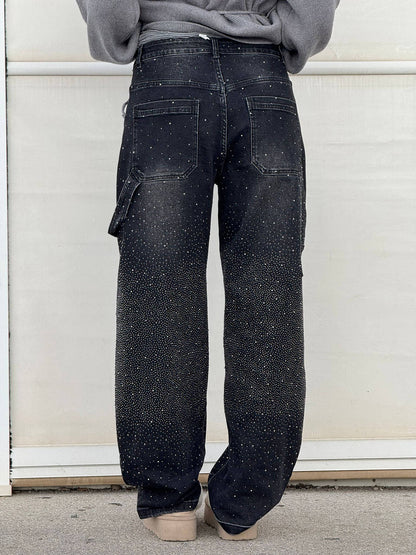 Senara Balloon Carpenter Shine Denim Jeans