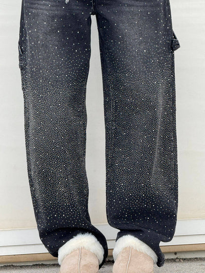 Senara Balloon Carpenter Shine Denim Jeans
