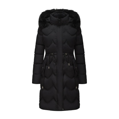 Senara Luxe Fur Collar Coat