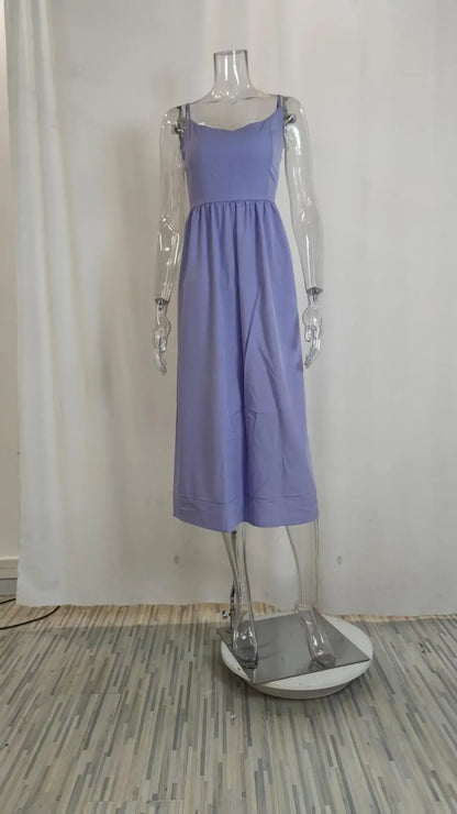 Senara Riviera Pleat Dress