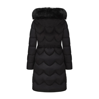 Senara Luxe Fur Collar Coat