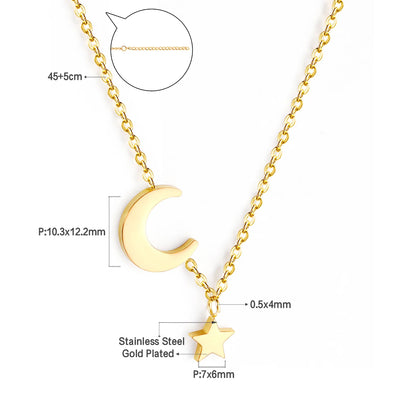 Senara Celeste Trio Necklace