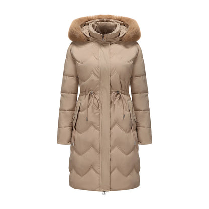 Senara Luxe Fur Collar Coat