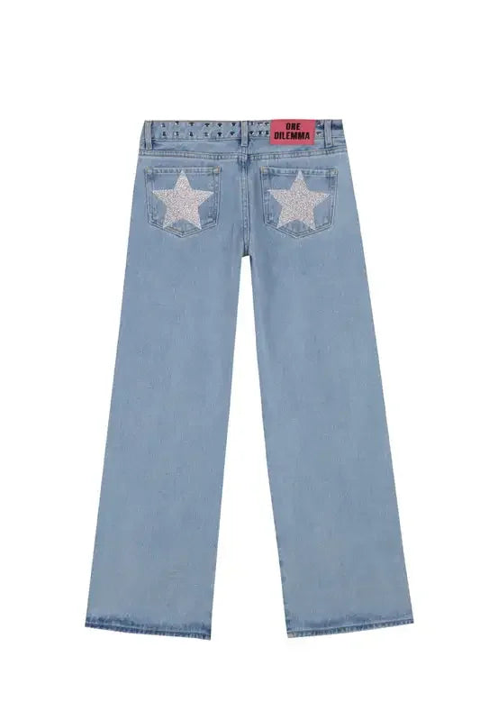 Senara Starlit Rivet Jeans