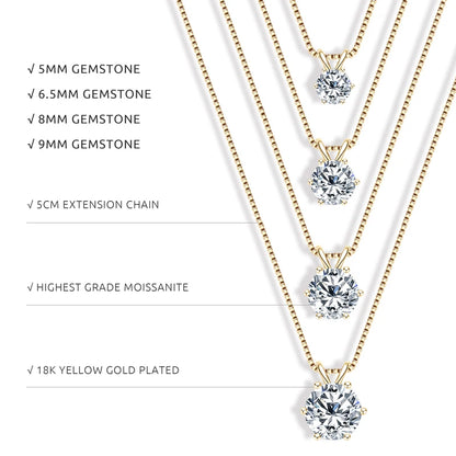 Senara Pure Solitaire Necklace