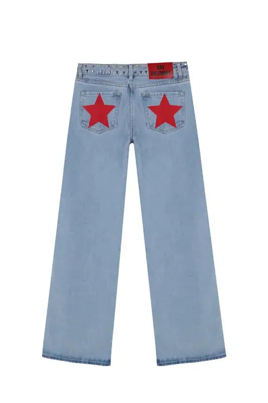 Senara Starlit Rivet Jeans