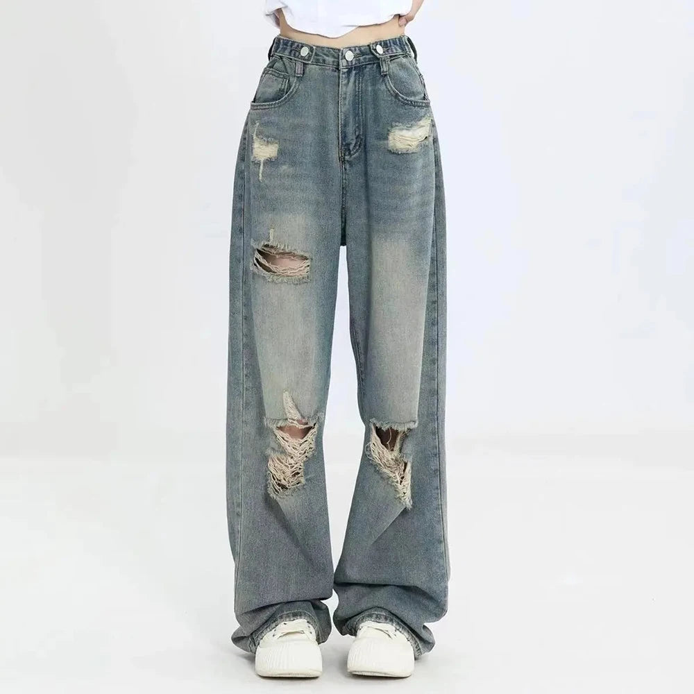 Senara Highstreet Hole Jeans
