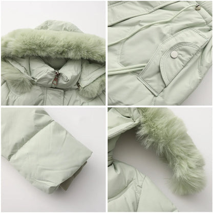 Senara Luxe Fur Collar Coat