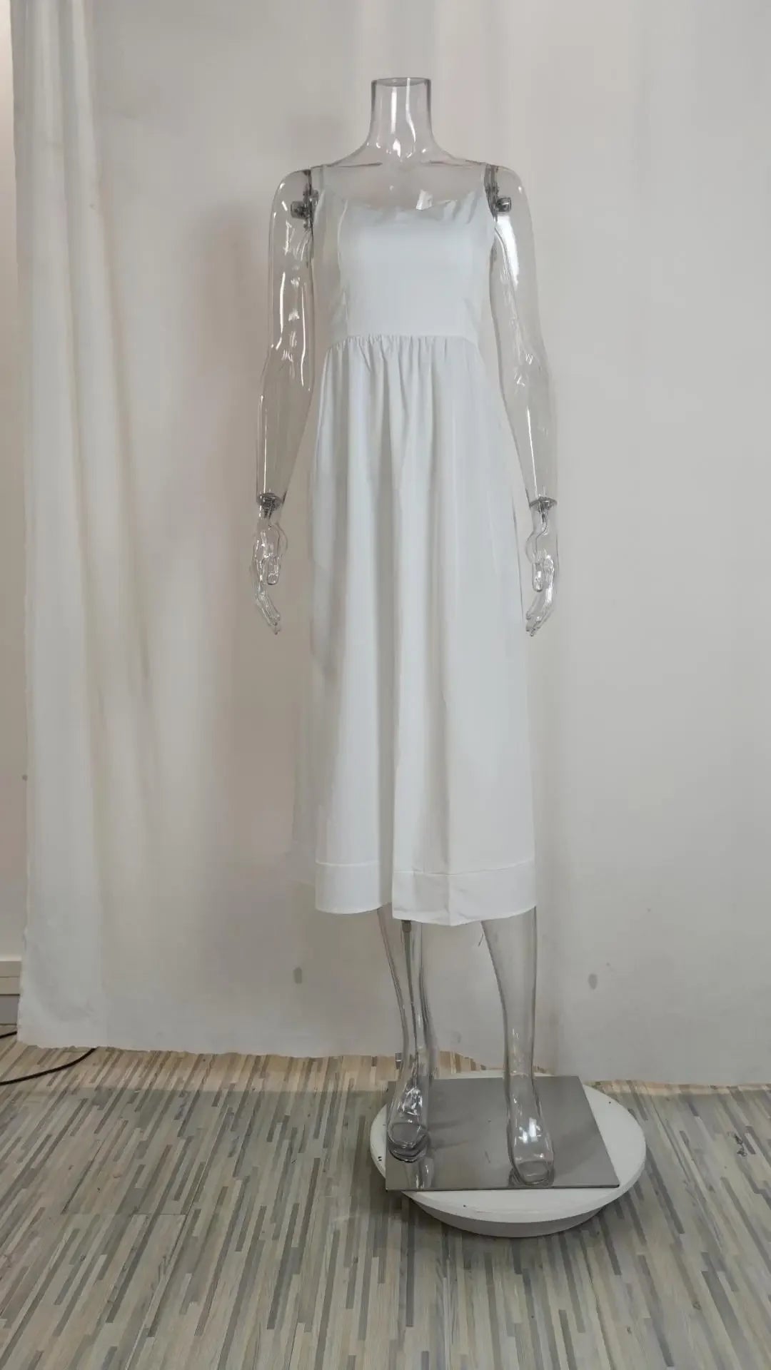 Senara Riviera Pleat Dress